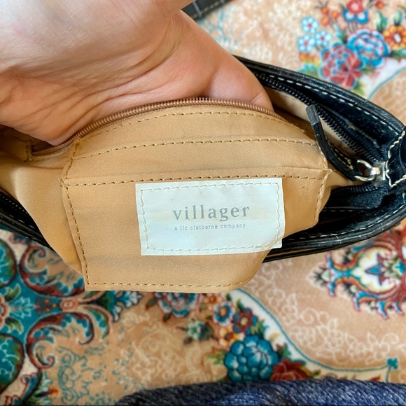 🖤NWOT Liz Claiborne Leather Bag - Picture 4 of 10